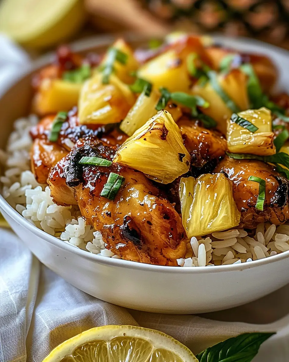 Pineapple Chicken and Rice: Easy and Flavorful Weeknight Dinner