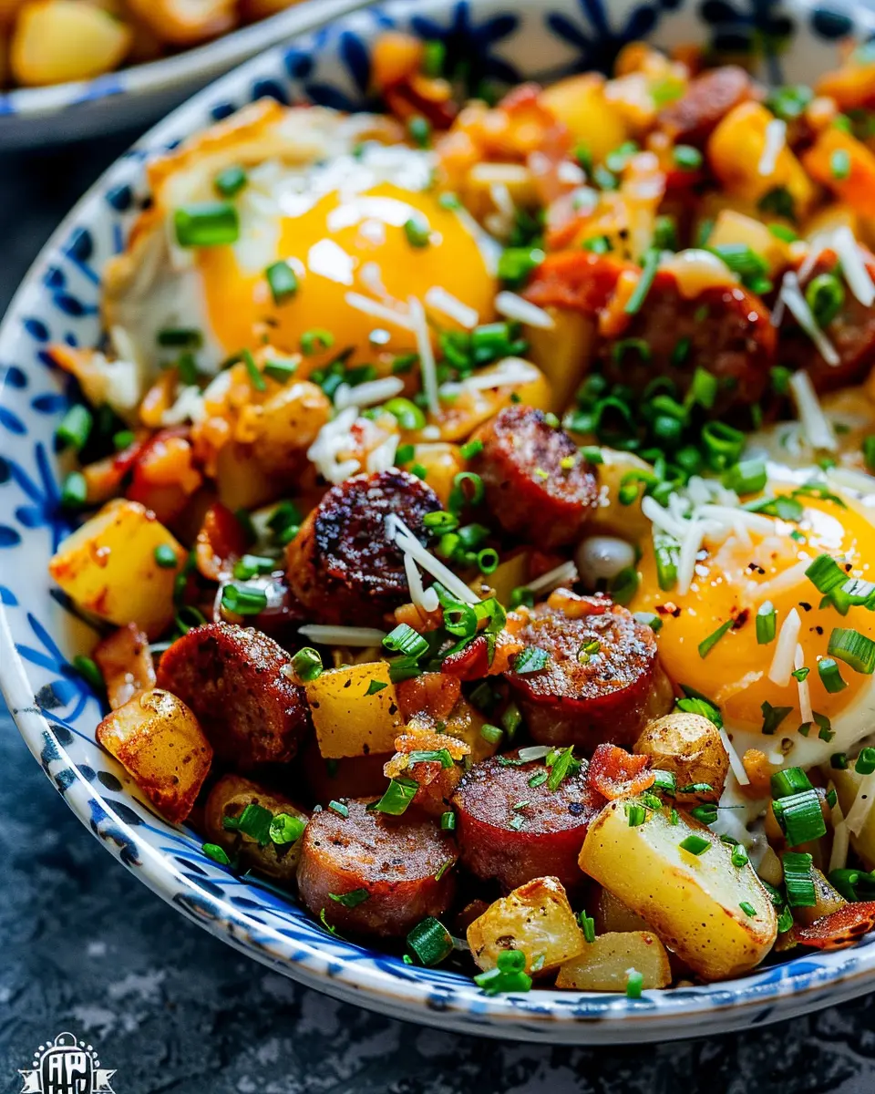 breakfast bowl recipes: Easy Sausage and Potato Meal Prep Bowls