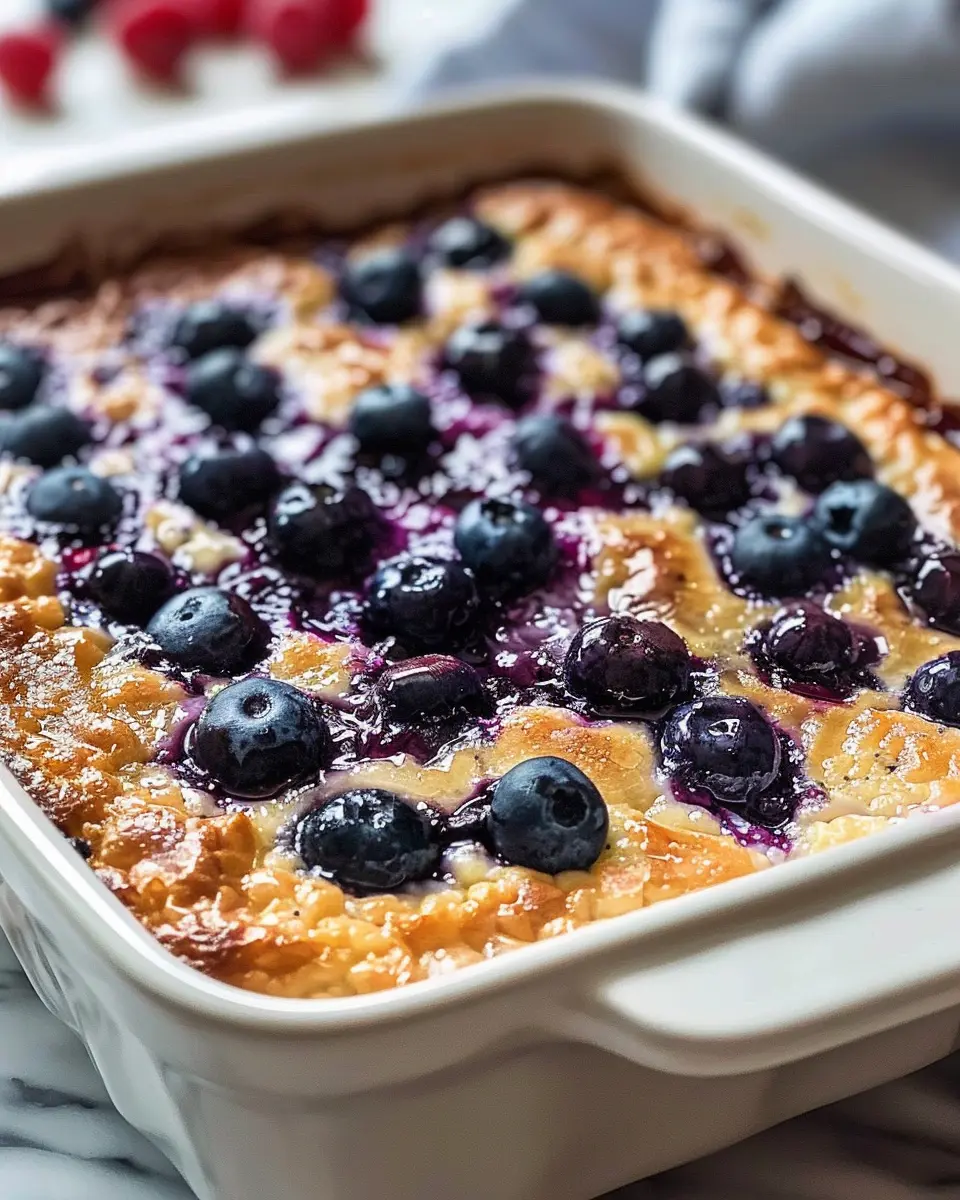Breakfast Bowl Recipes: Healthy Blueberry Cottage Cheese Bake Made Easy