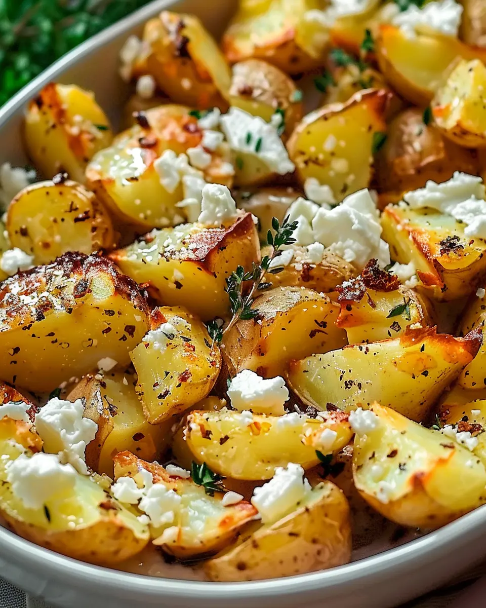 Healthy Baked Feta Potatoes: Easy and Delicious Comfort Food