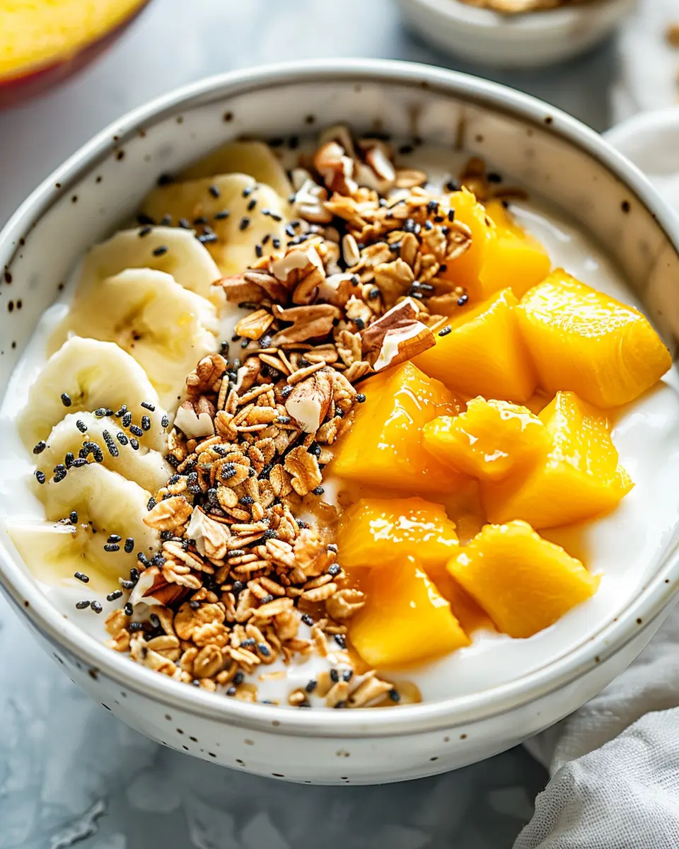 Breakfast Bowl Recipes: Easy Mango Yogurt Bowl for a Fresh Start