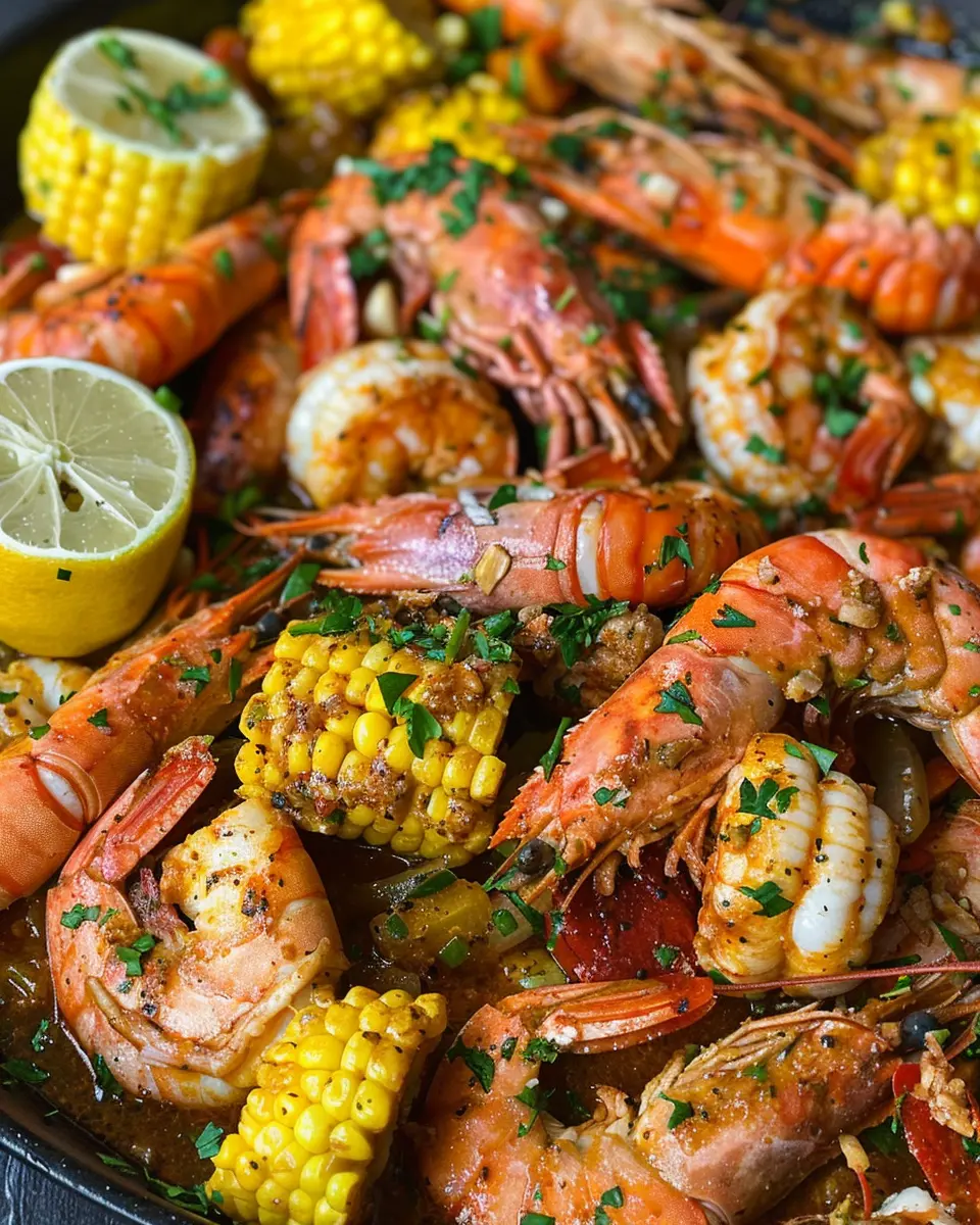 Garlic Butter Seafood Boil: Indulgent Feast for Seafood Lovers