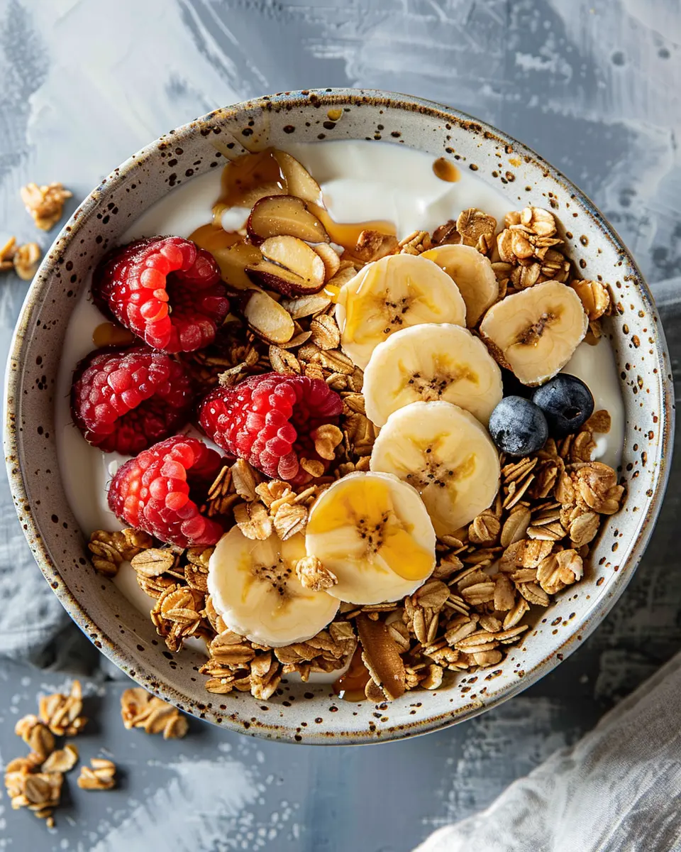 Breakfast Bowl Recipes: Indulgent Peanut Butter Banana Yogurt Bowl