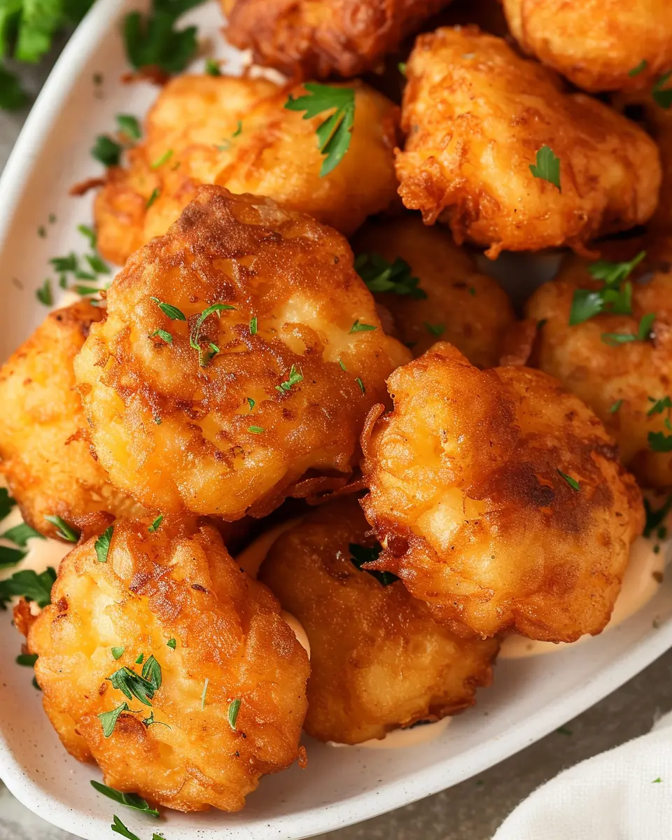 Potato Fritters: Easy, Crispy Bites with Turkey Bacon Delight