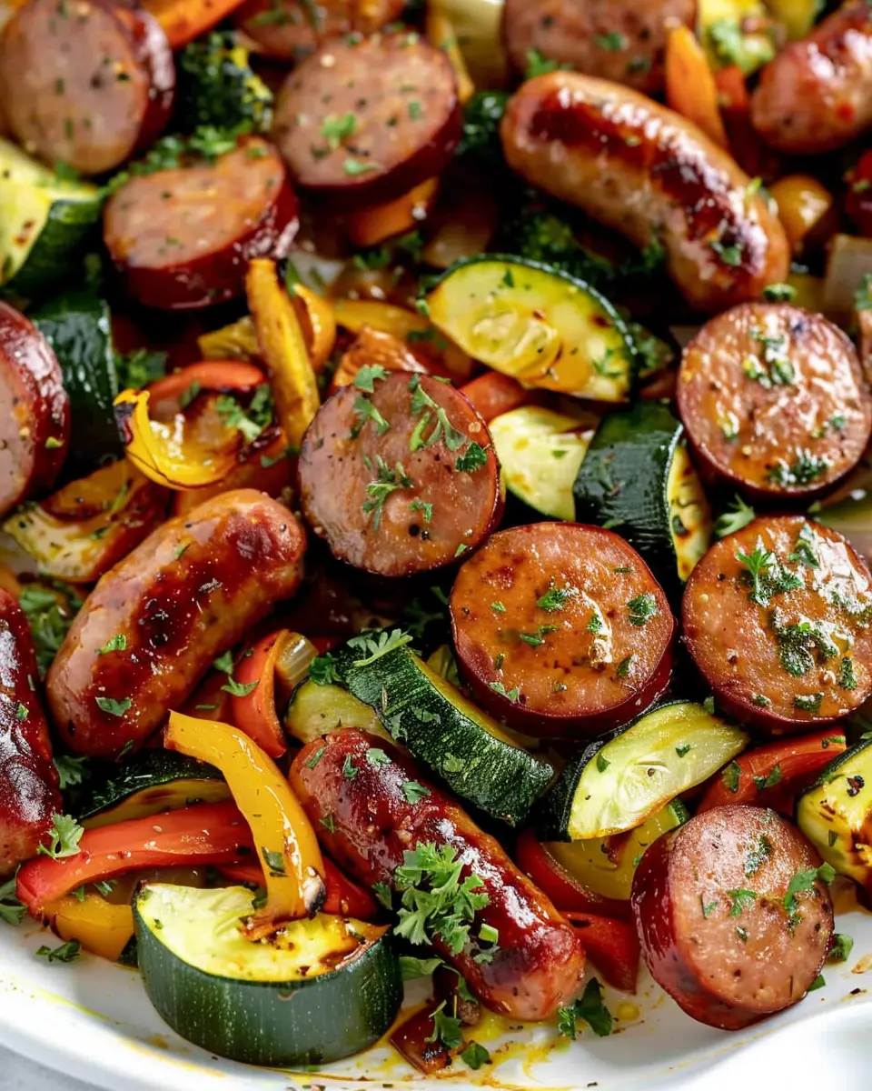 Sheet Pan Sausage and Veggies: Easy One-Pan Comfort Meal